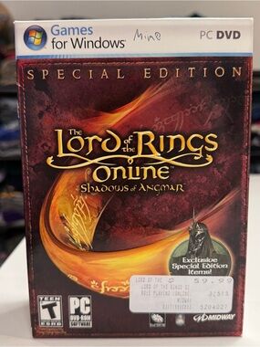 PC-DVD Lord Of The Rings Online Shadows Of Angmar PC Video Game Special Edition